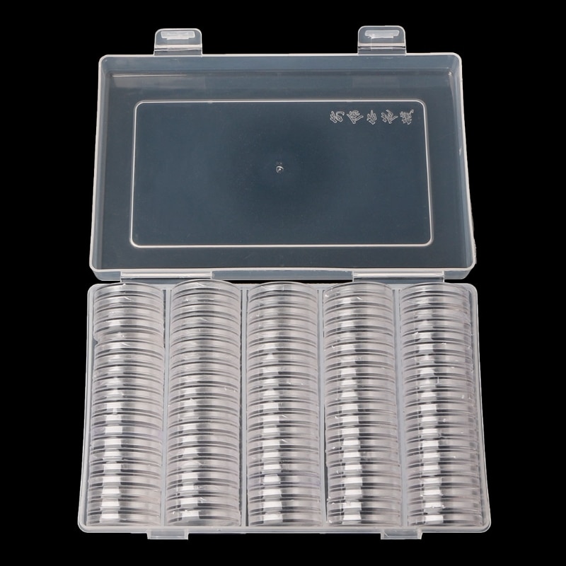Transparent Coin Collection Storage (100 pcs) Transparent Coin Collection Storage (100 pcs)