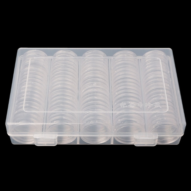 Transparent Coin Collection Storage (100 pcs) Transparent Coin Collection Storage (100 pcs)