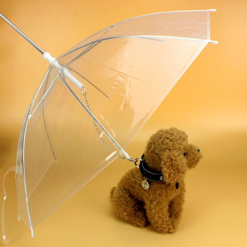 Transparent Dog Umbrella Leash Transparent Dog Umbrella Leash