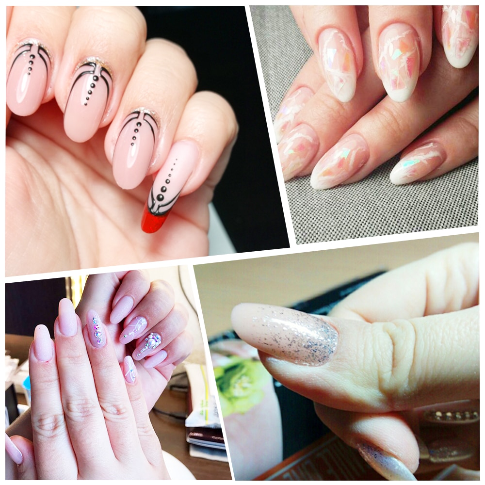 Transparent Fake Nail Art Stencils (312pcs )