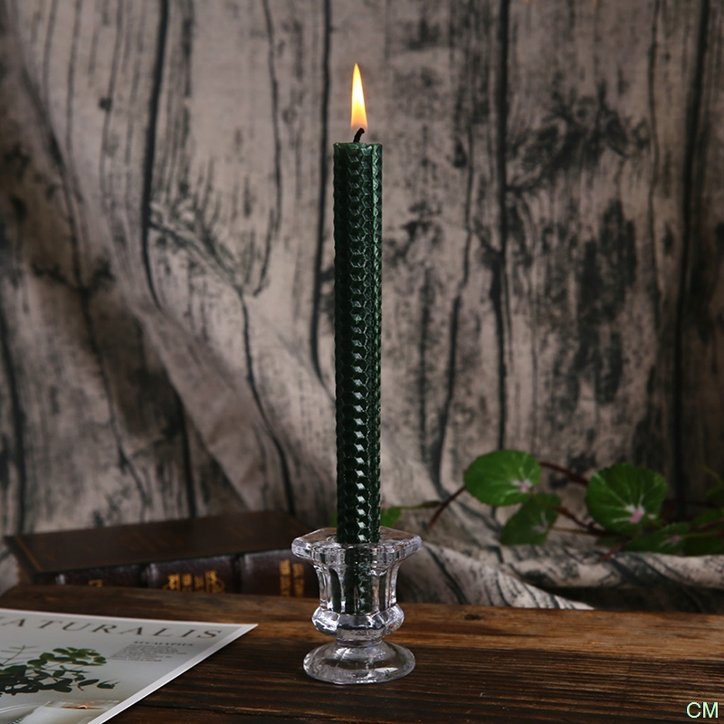 Transparent Glass Candlestick Holder Transparent Glass Candlestick Holder