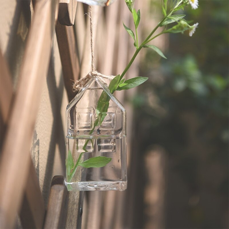 Transparent Glass House Vase Transparent Glass House Vase