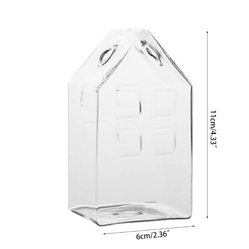 Transparent Glass House Vase Transparent Glass House Vase