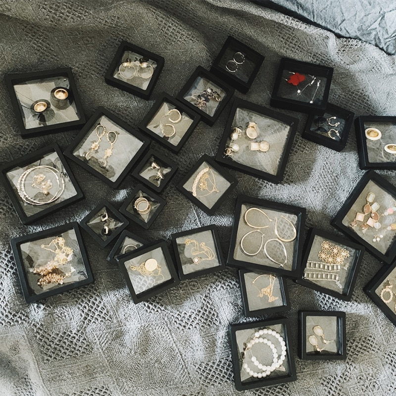 Transparent Jewelry Box Set (10pcs)