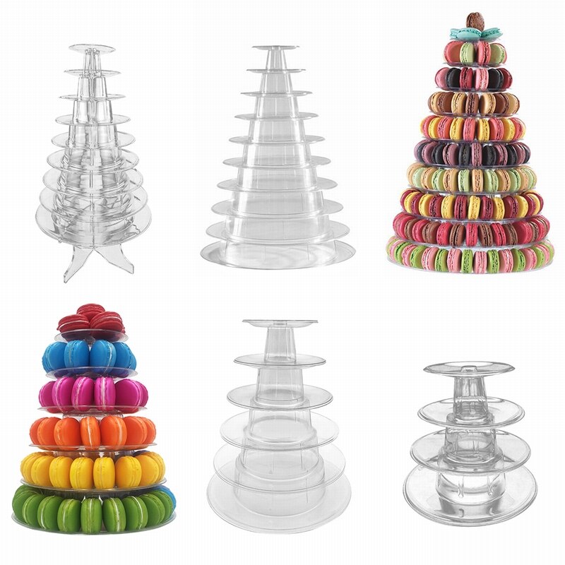 Transparent Macaron Tier Stand