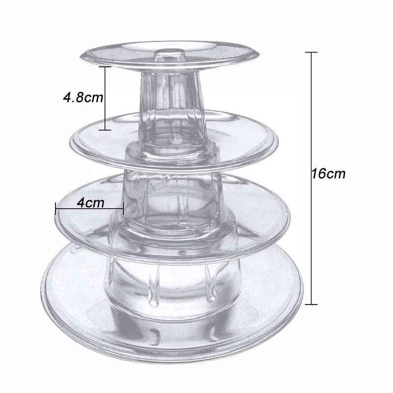 Transparent Macaron Tier Stand Transparent Macaron Tier Stand