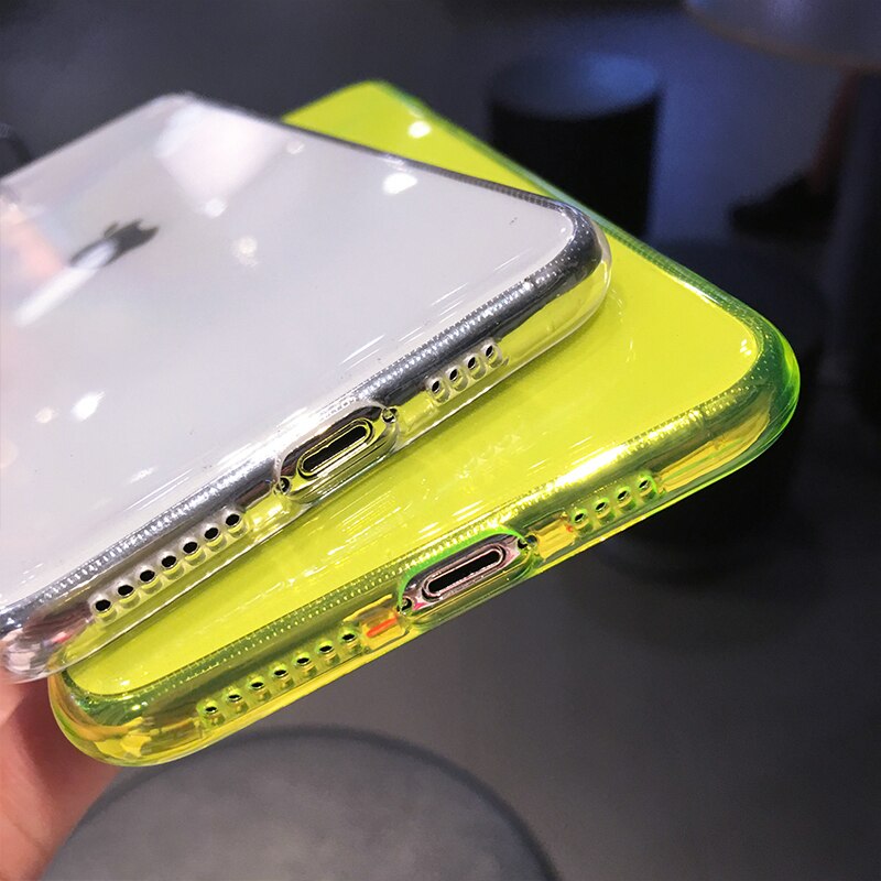 Transparent Neon iPhone Case Transparent Neon iPhone Case