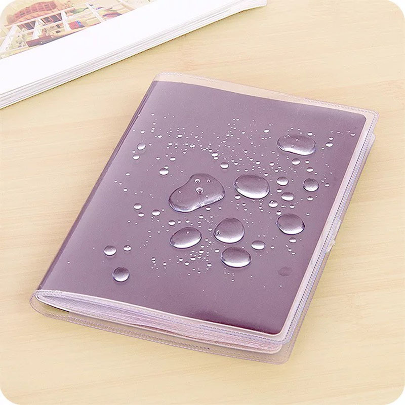 Transparent Plastic Passport Cover