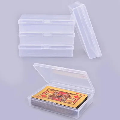 Transparent Plastic Playing Card Case Transparent Plastic Playing Card Case