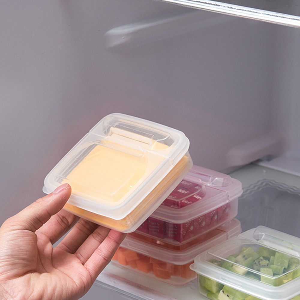Transparent Plastic Sliced Cheese Holder Transparent Plastic Sliced Cheese Holder