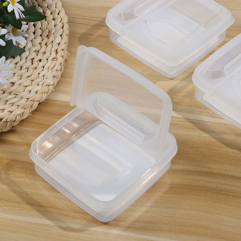 Transparent Plastic Sliced Cheese Holder Transparent Plastic Sliced Cheese Holder