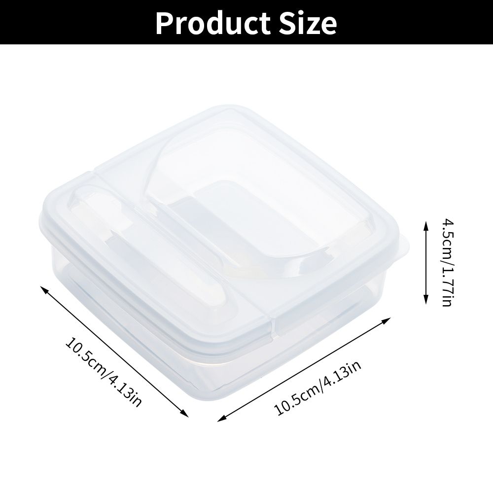 Transparent Plastic Sliced Cheese Holder Transparent Plastic Sliced Cheese Holder
