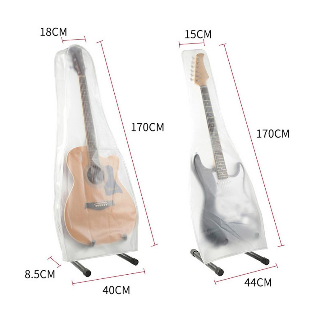 Transparent PVC Guitar Dust Cover Transparent PVC Guitar Dust Cover