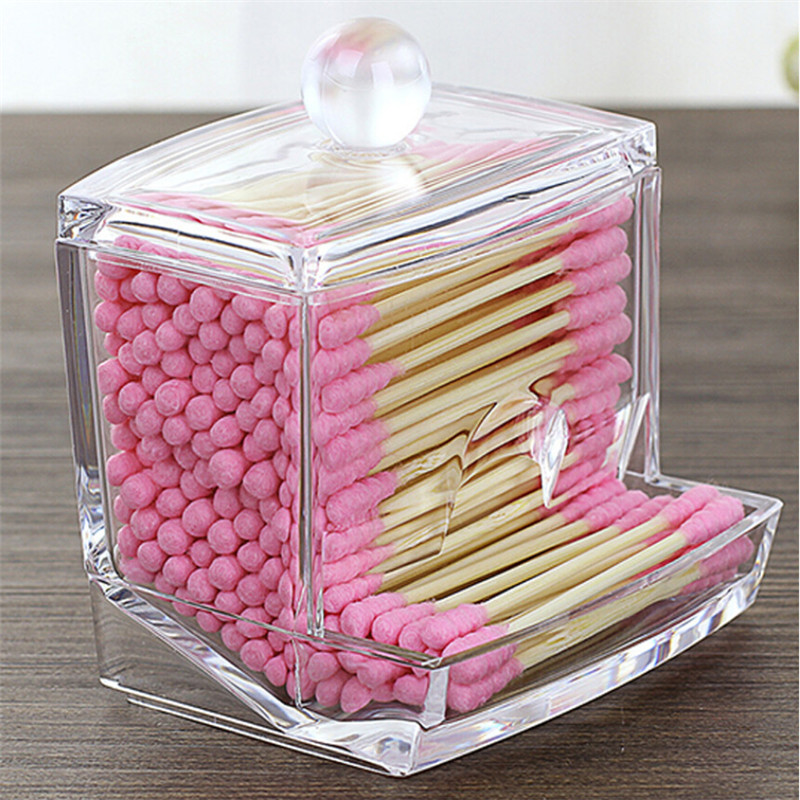 Transparent Q Tips Dispenser Transparent Q Tips Dispenser