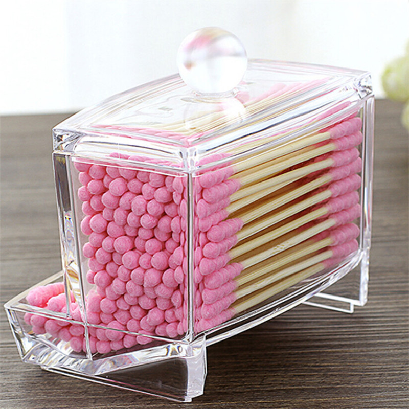 Transparent Q Tips Dispenser Transparent Q Tips Dispenser