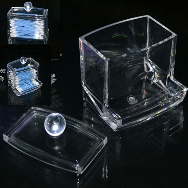 Transparent Q Tips Dispenser Transparent Q Tips Dispenser