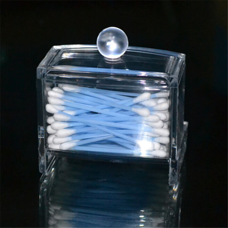 Transparent Q Tips Dispenser Transparent Q Tips Dispenser