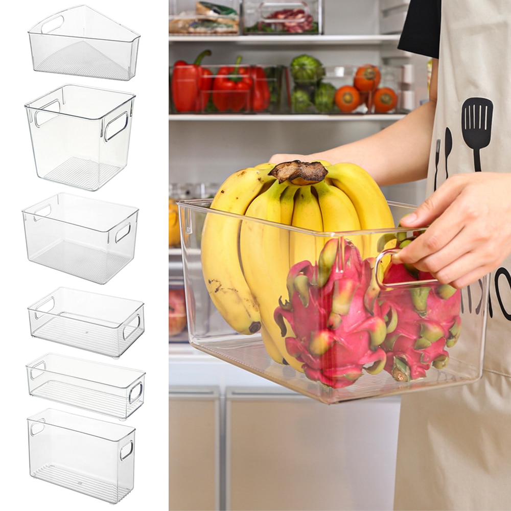 Transparent Refrigerator Organizer Bin Transparent Refrigerator Organizer Bin