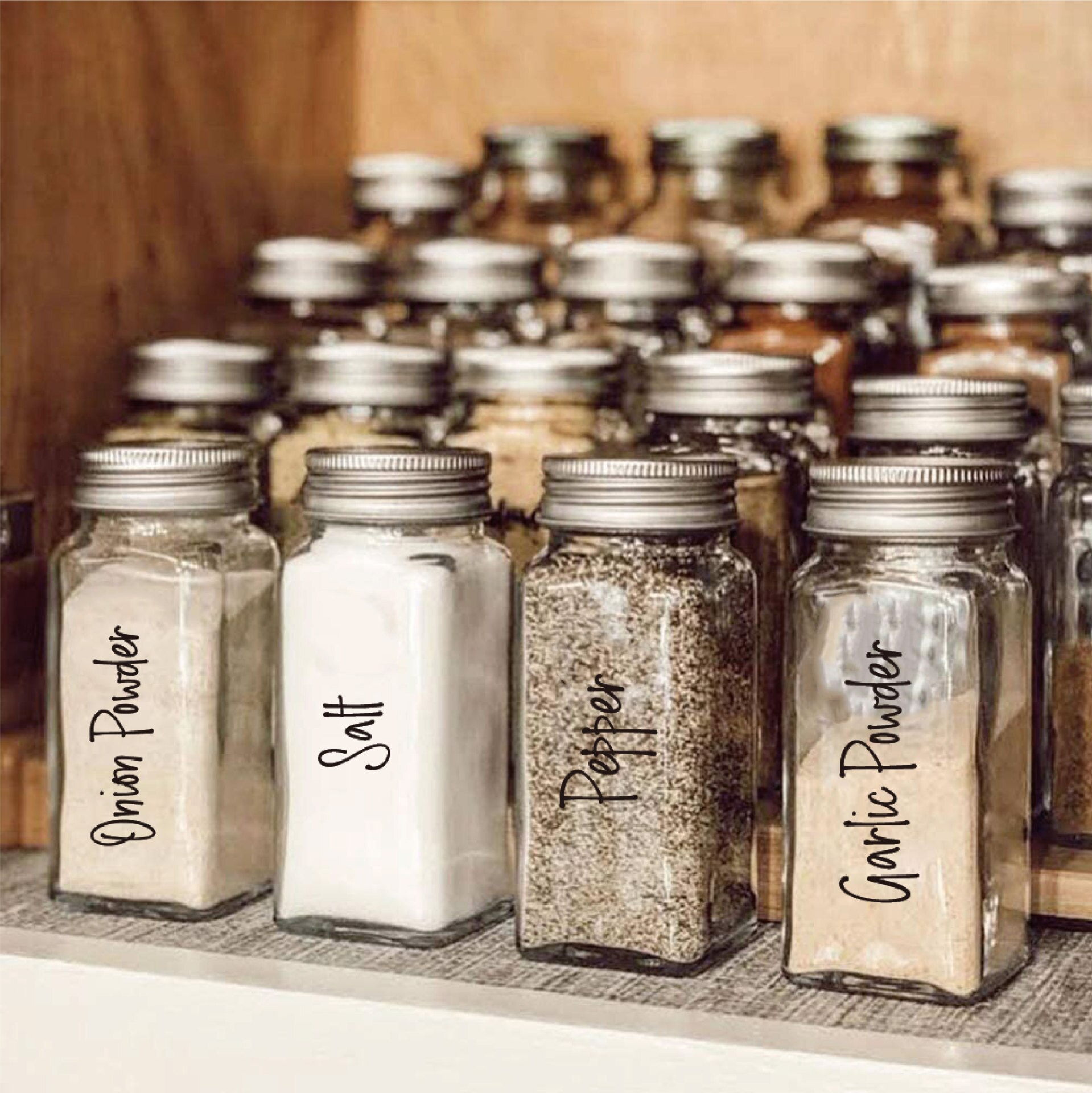 Transparent Self Adhesive Kitchen Jar Labels Transparent Self Adhesive Kitchen Jar Labels