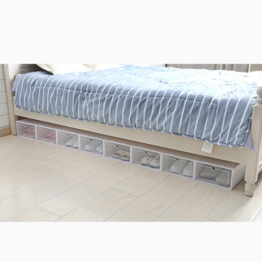 Transparent Shoe Boxes Shoe Organizer (6Pcs) Transparent Shoe Boxes Shoe Organizer (6Pcs)