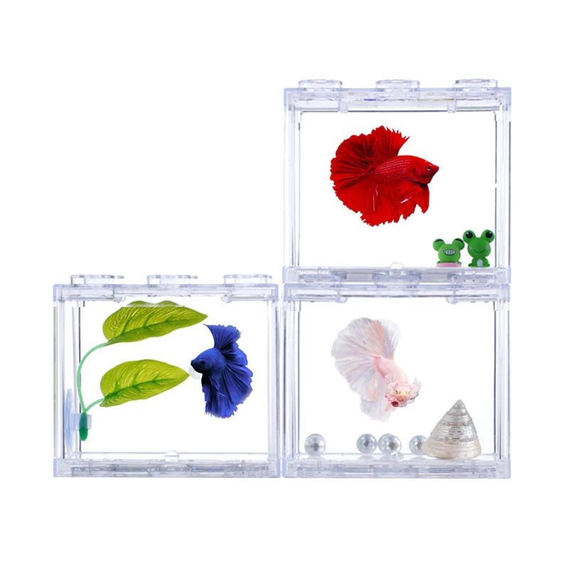 Transparent Stackable Fish Tank