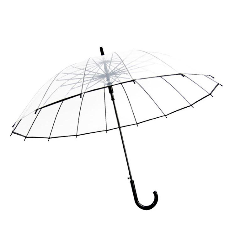 Transparent Umbrella Semi Automatic Parasol Transparent Umbrella Semi Automatic Parasol