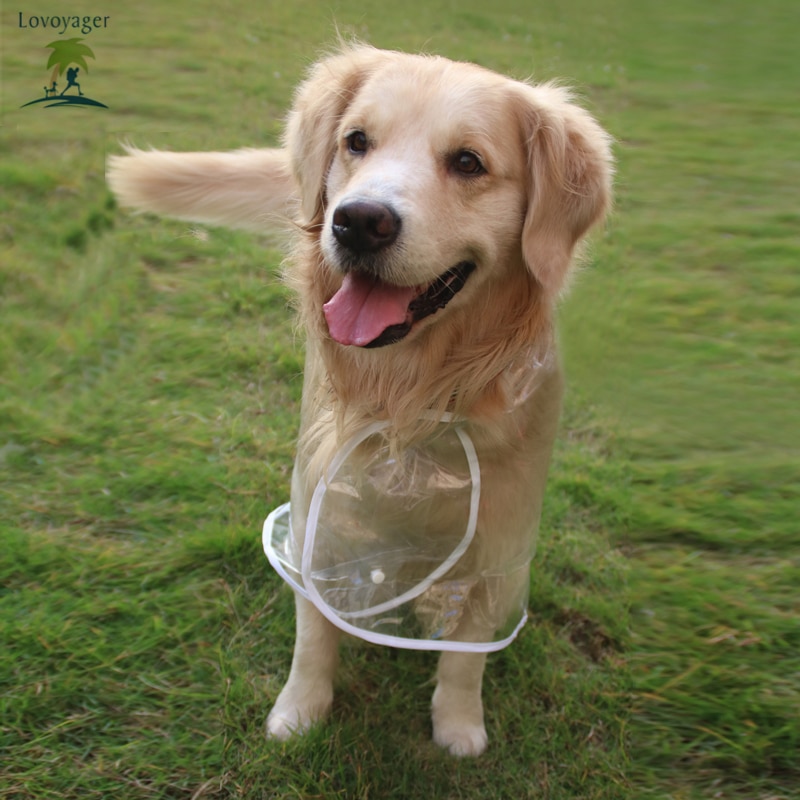 Transparent Waterproof Dog Rain Coat Transparent Waterproof Dog Rain Coat