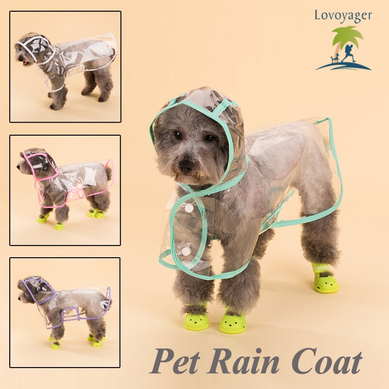 Transparent Waterproof Dog Rain Coat Transparent Waterproof Dog Rain Coat