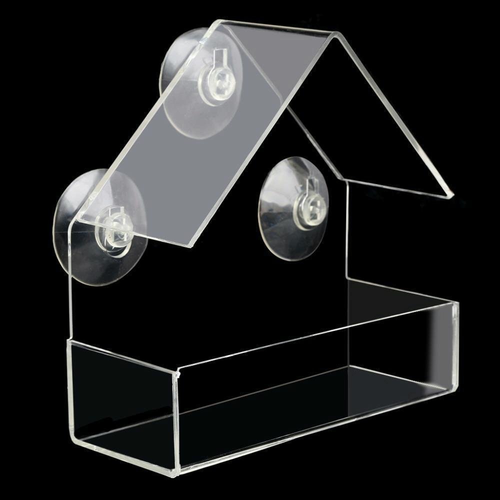 Transparent Window Bird Feeder Transparent Window Bird Feeder