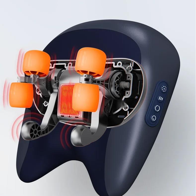 Trapezius Massage Pillow Wireless Electric Car And Home Massager Heating Waist Neck Leg Cervical Shiatsu Kneading Trapezius Massage Pillow Wireless Electric Car And Home Massager Heating Waist Neck Leg Cervical Shiatsu Kneading