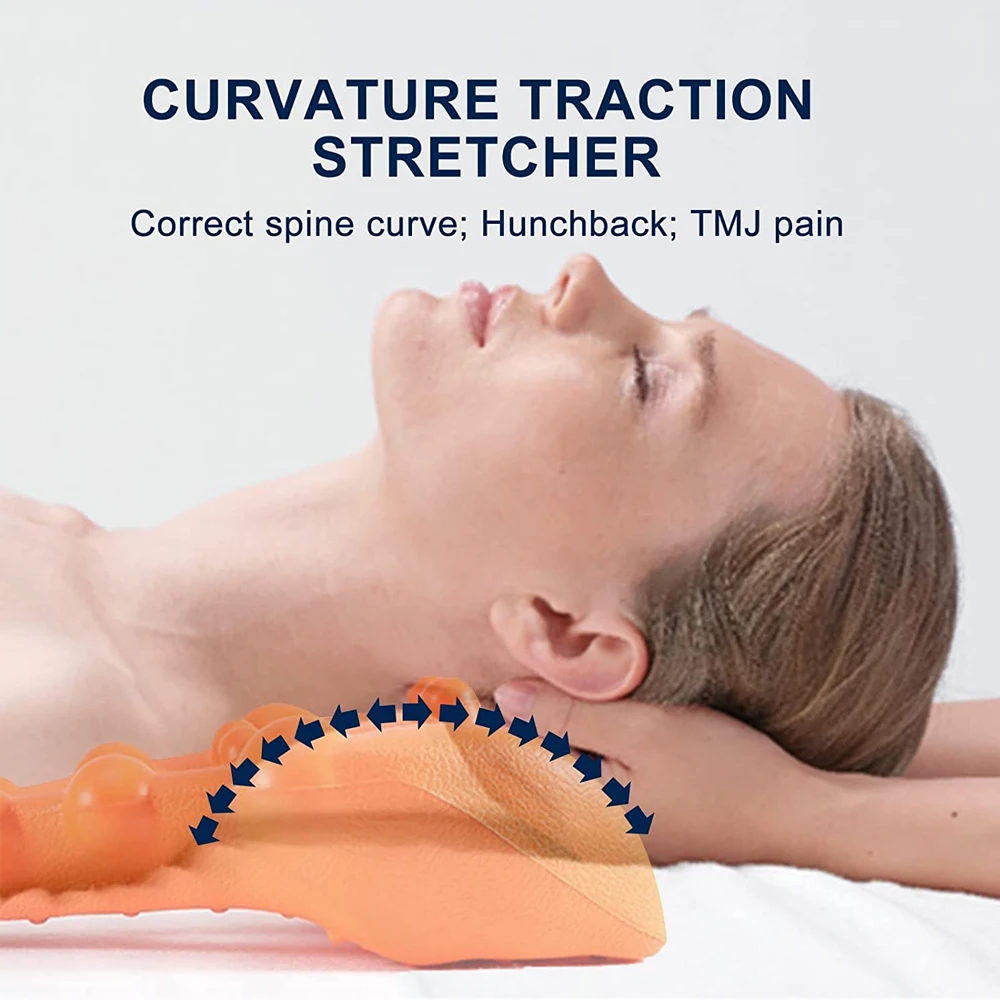 Trapezius Trigger Point Massage Tool Acupressure for TMJ Cervical Pain Occipital Neuralgia Release Cervicogenic Headache