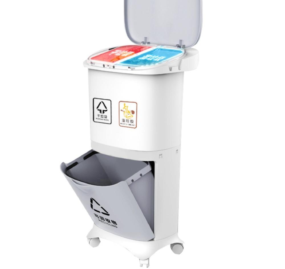 Trash Can with Wheels and Lid Trash Can with Wheels and Lid