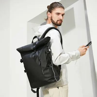 Travel Backpack Expandable 15.6 Inch Laptop Bag with USB Port Waterproof Rollup Backpack Leisure Mochilas Travel Backpack Expandable 15.6 Inch Laptop Bag with USB Port Waterproof Rollup Backpack Leisure Mochilas