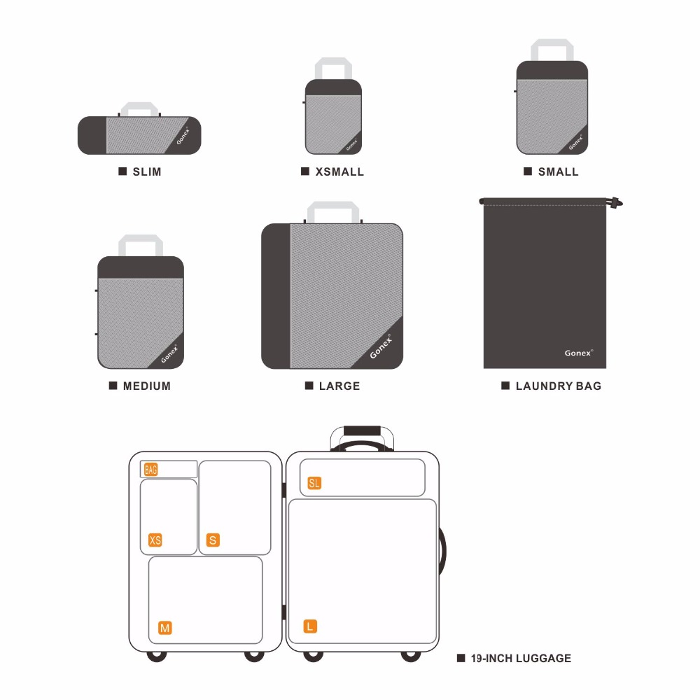 Travel Bag Organizer Luggage Cubes Travel Bag Organizer Luggage Cubes