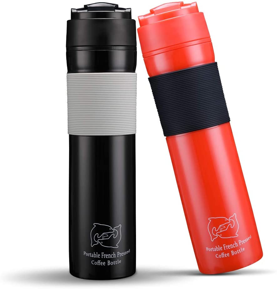 Travel Coffee Press Portable Bottle (2 pcs) Travel Coffee Press Portable Bottle (2 pcs)