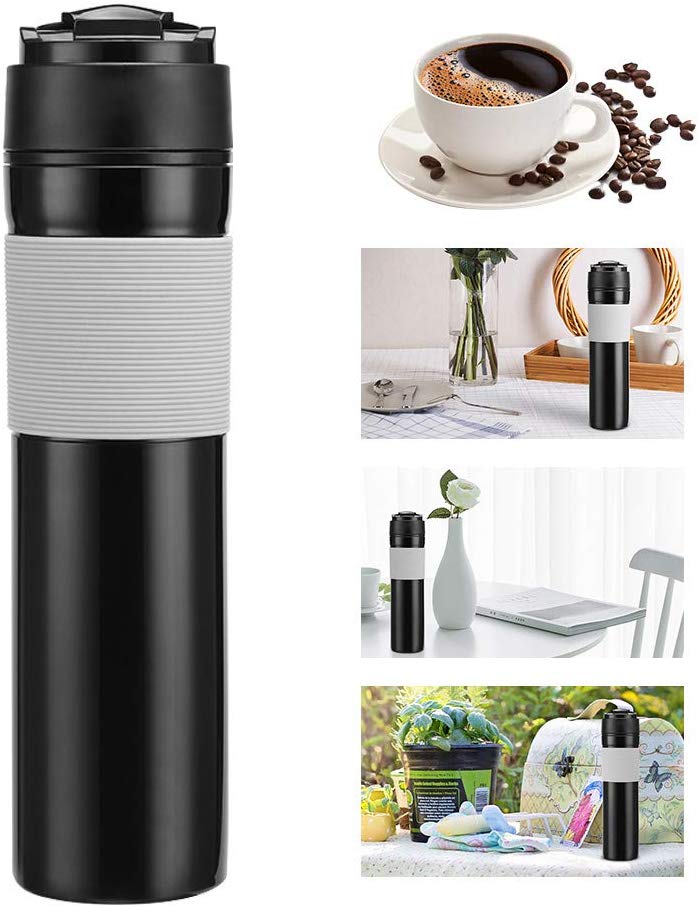 Travel Coffee Press Portable Bottle (2 pcs)
