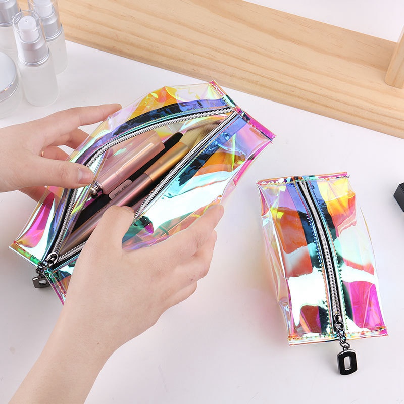 Travel Cosmetic Bag Holographic Style Travel Cosmetic Bag Holographic Style