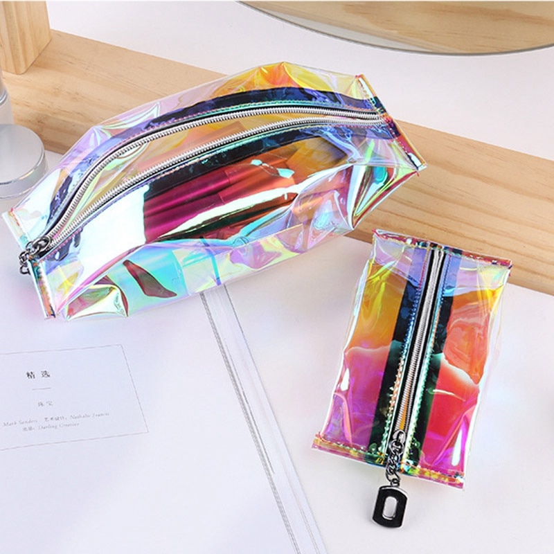 Travel Cosmetic Bag Holographic Style Travel Cosmetic Bag Holographic Style