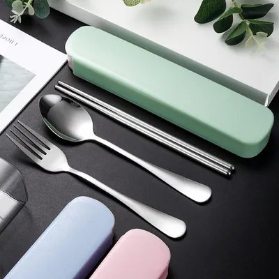 Travel Cutlery Set with Case Travel Cutlery Set with Case