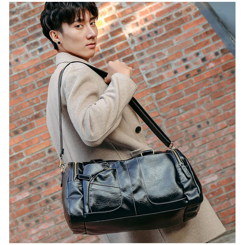 Travel Duffel Bag Leather Handbag Travel Duffel Bag Leather Handbag