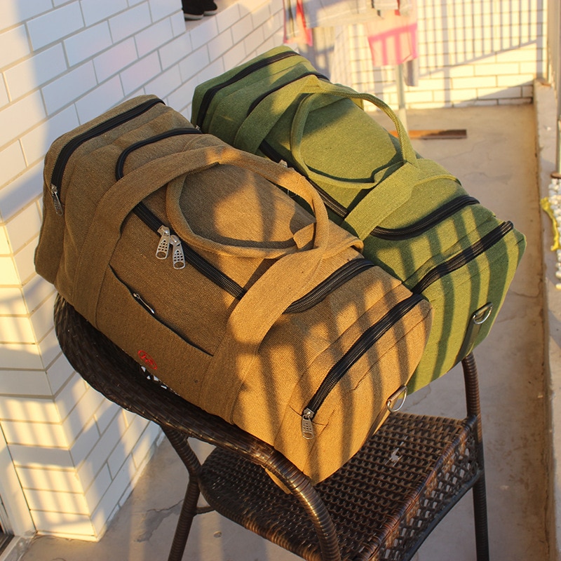 Travel Duffle Bag for Men with Zipper Closure Travel Duffle Bag for Men with Zipper Closure
