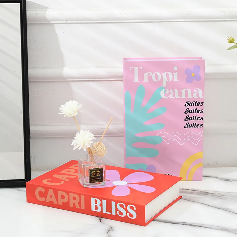 Travel Fake Book Decor Storage Box Travel Fake Book Decor Storage Box