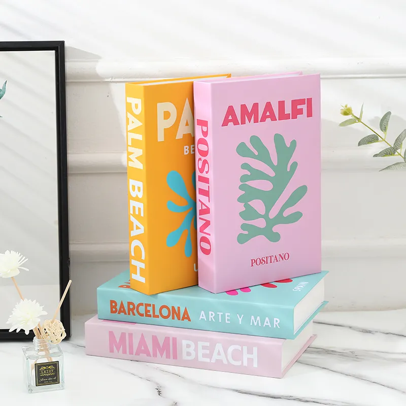 Travel Fake Book Decor Storage Box Travel Fake Book Decor Storage Box