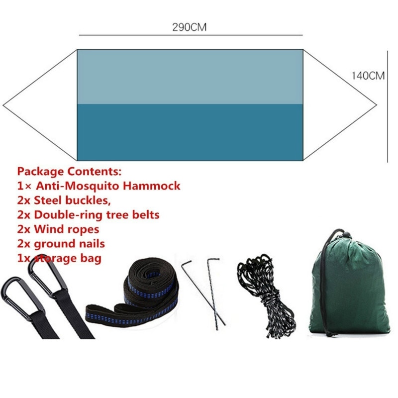 Travel Hammock with Mosquito Net Set Travel Hammock with Mosquito Net Set