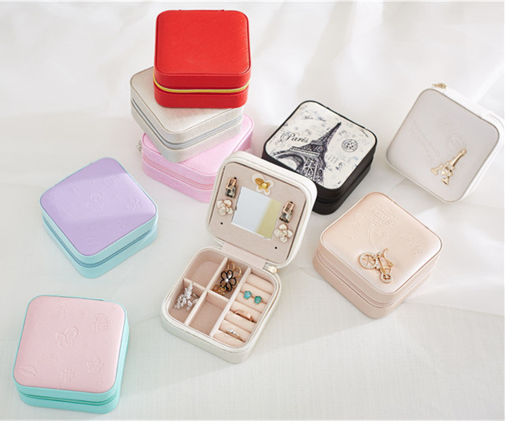 Travel Jewelry Case Leather Organizer Travel Jewelry Case Leather Organizer