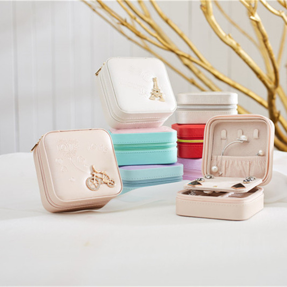 Travel Jewelry Case Leather Organizer Travel Jewelry Case Leather Organizer