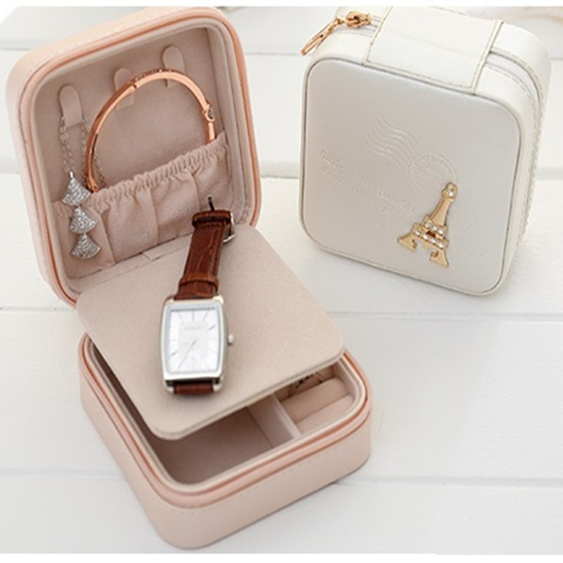 Travel Jewelry Case Leather Organizer Travel Jewelry Case Leather Organizer