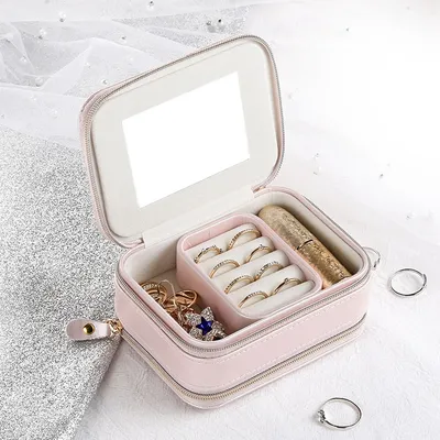 Travel Jewelry Organizer Portable Container Travel Jewelry Organizer Portable Container