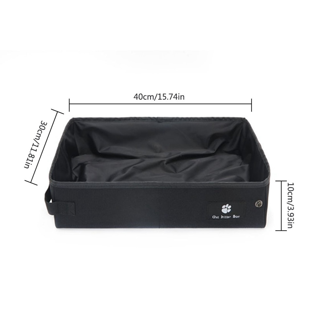 Travel Litter Box Foldable Cat Pan Travel Litter Box Foldable Cat Pan