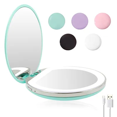 Travel Makeup Mirror with LED Light Travel Makeup Mirror with LED Light